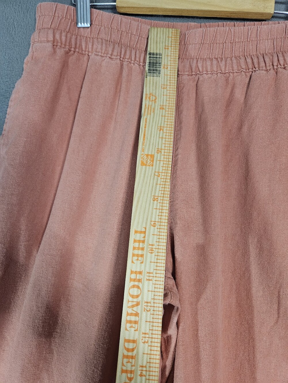 Old Navy High-Rise Wide Leg Pants Womens Medium Comfort Waist Peach Lagenlook - Picture 4 of 10